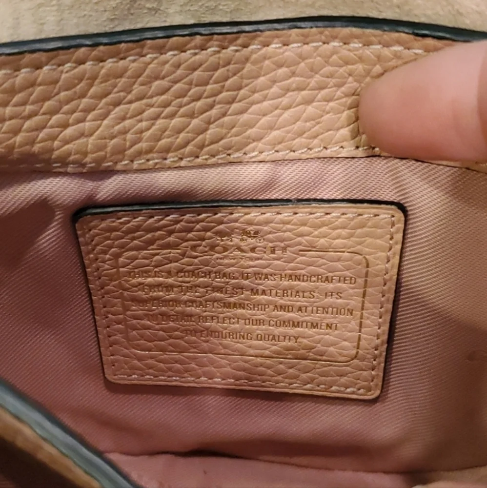 Coach Shadow blush convertible crossbody